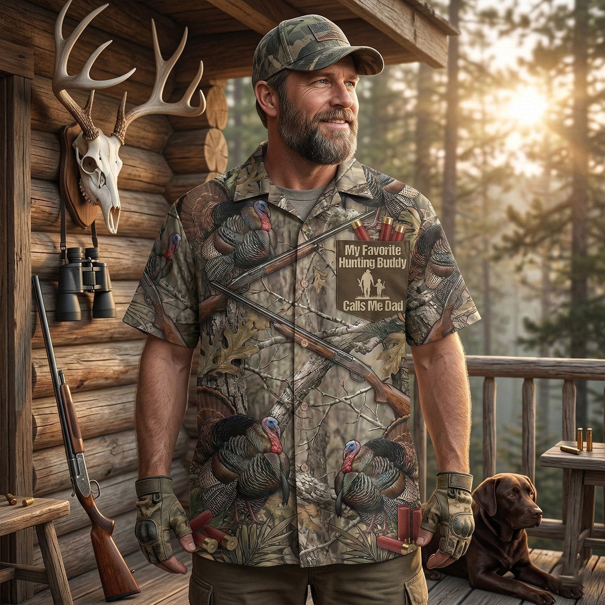 Turkey Hunting - Hawaiian Shirt T1016