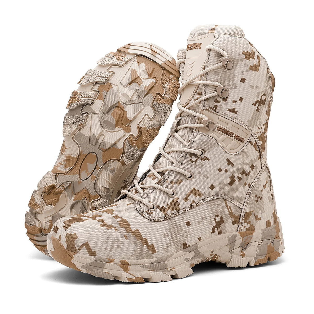 High-Top Camouflage Men's Hunting Boots Breathable Tactical Shoes Outdoor Hiking Training Wear-Resistant Mountaineering Boots