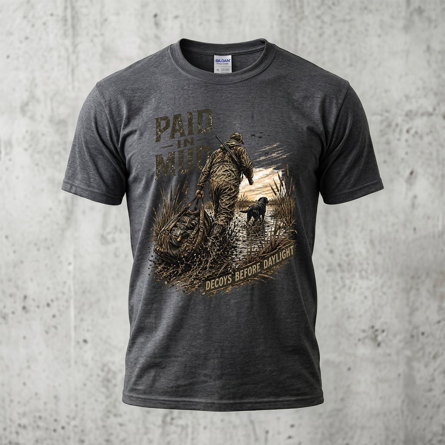Duck Hunting - Outdoor Cotton T-Shirt DUCT1002