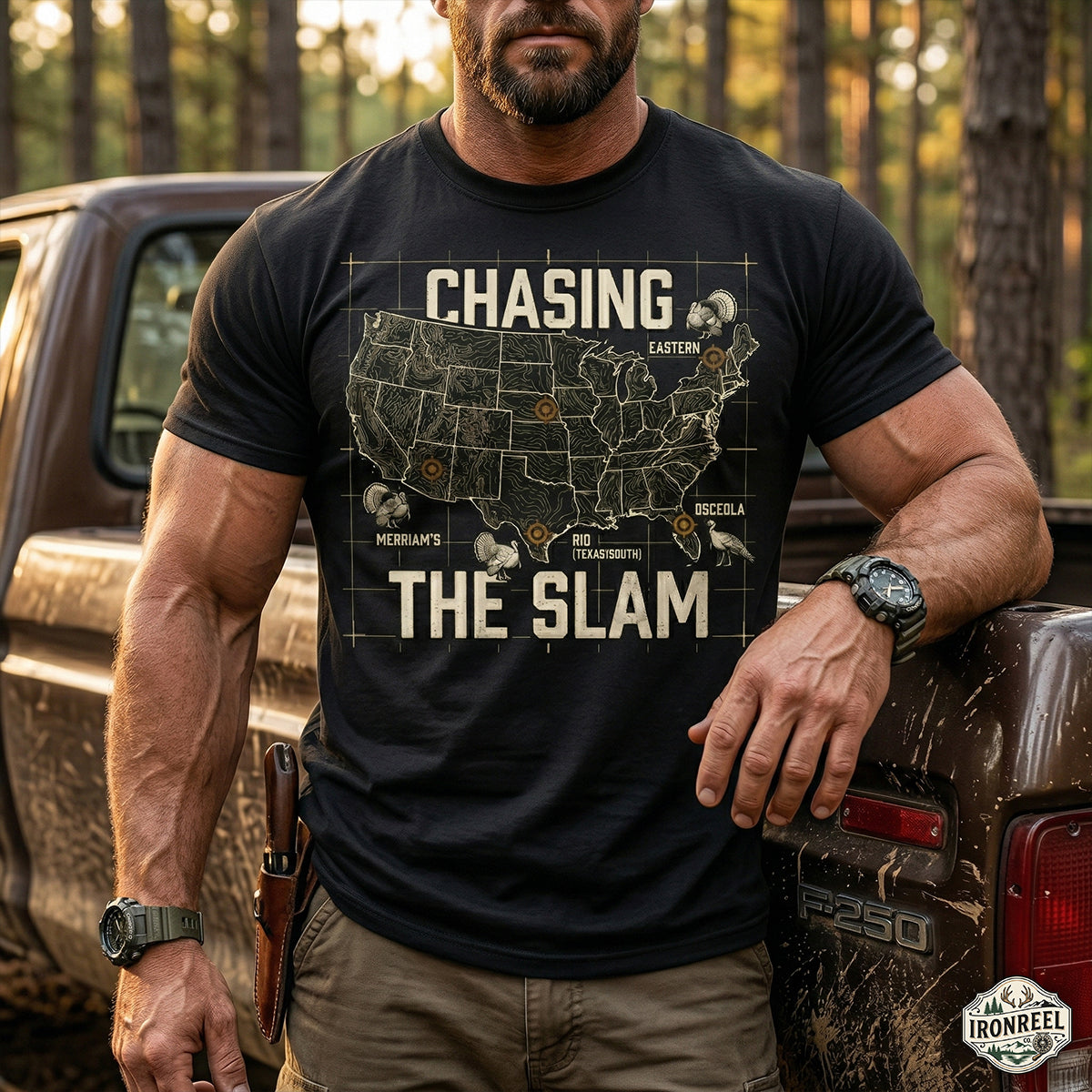 Turkey Hunting - Outdoor Cotton T-Shirt THCT1002