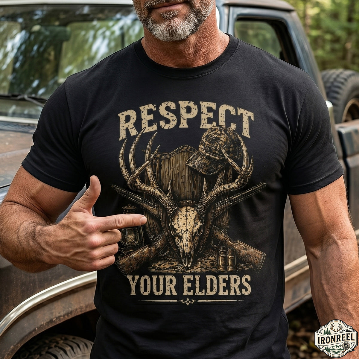 Deer Hunting - Outdoor Cotton T-Shirt DHCT1002