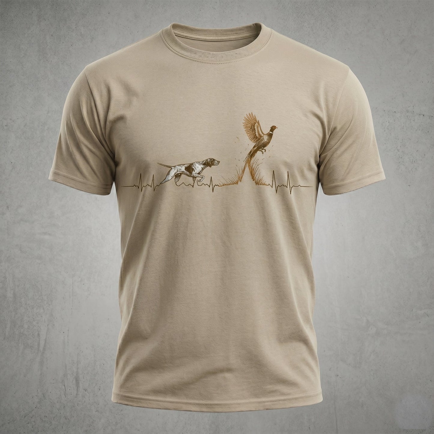 Upland Pheasant Hunting - Outdoor Cotton T-Shirt PHCT1006
