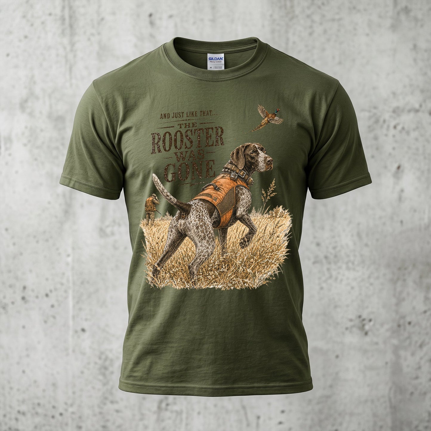Upland Pheasant Hunting - Outdoor Cotton T-Shirt PHCT1015