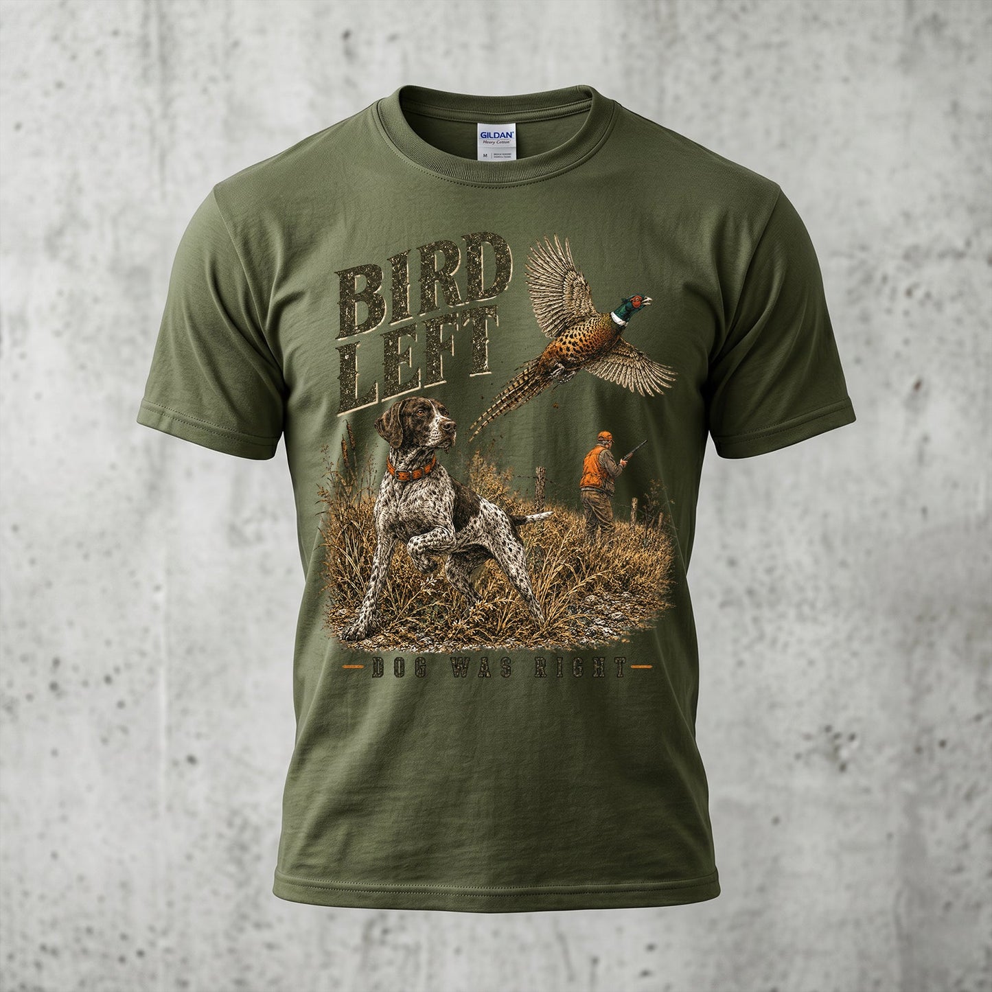 Upland Pheasant Hunting - Outdoor Cotton T-Shirt PHCT1017