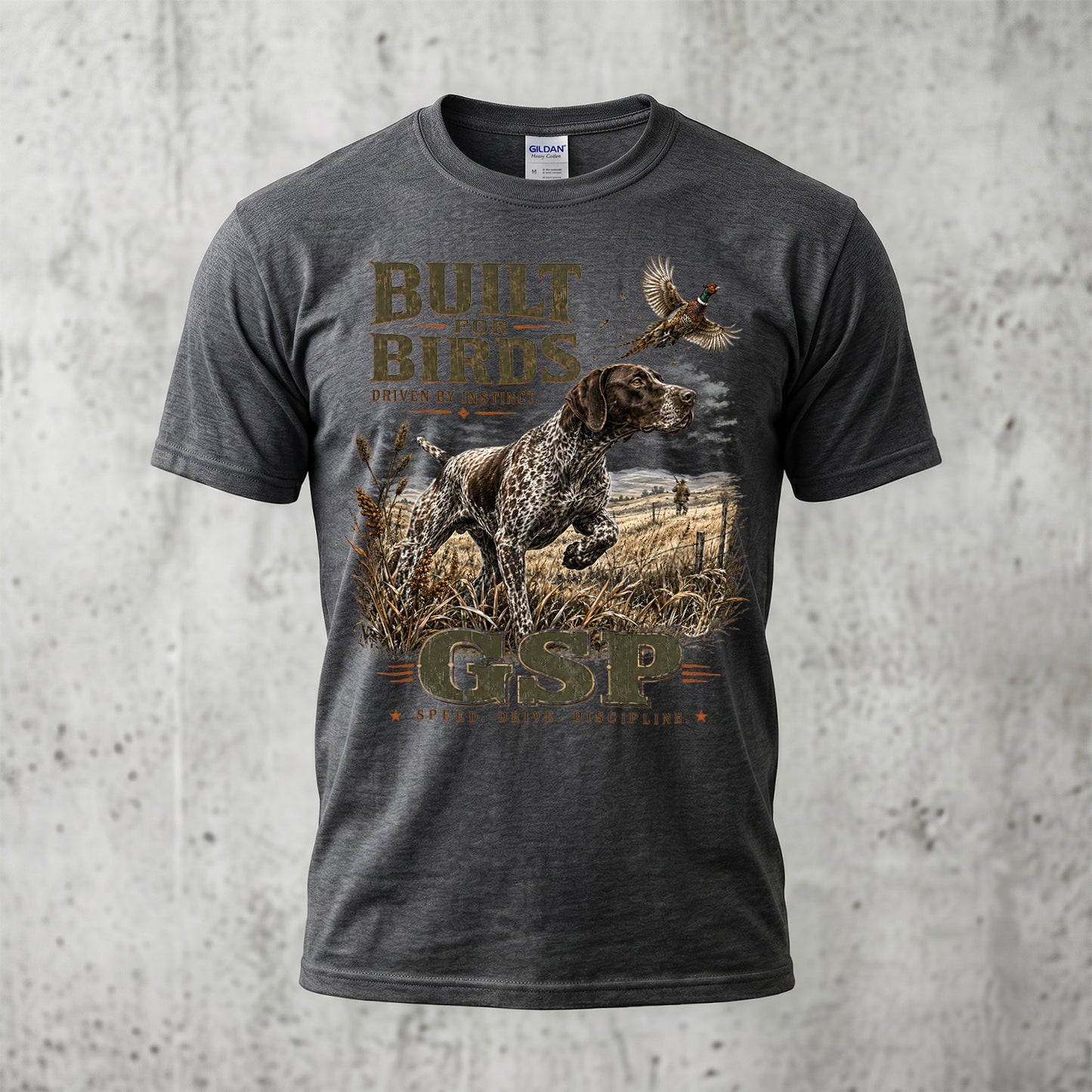 Upland Pheasant Hunting - Outdoor Cotton T-Shirt PHCT1046
