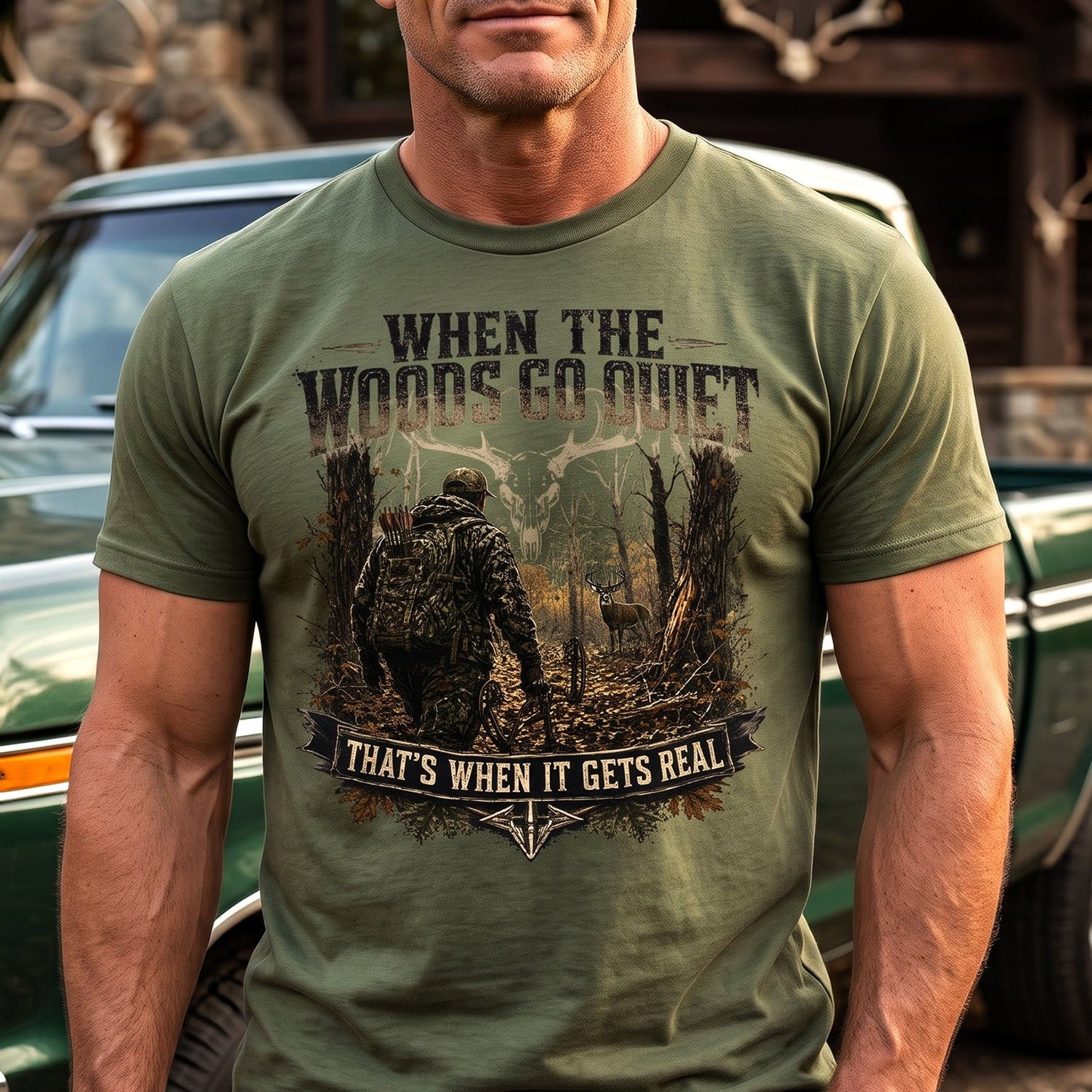 Bowhunting - Outdoor Cotton T-Shirt BHCT1007