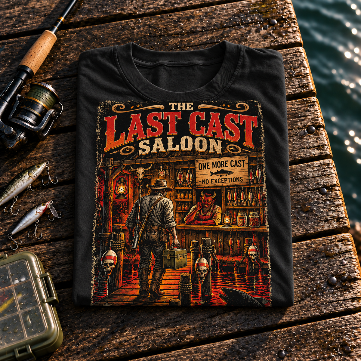 Fishing On Outdoor Cotton T-Shirt NL10104