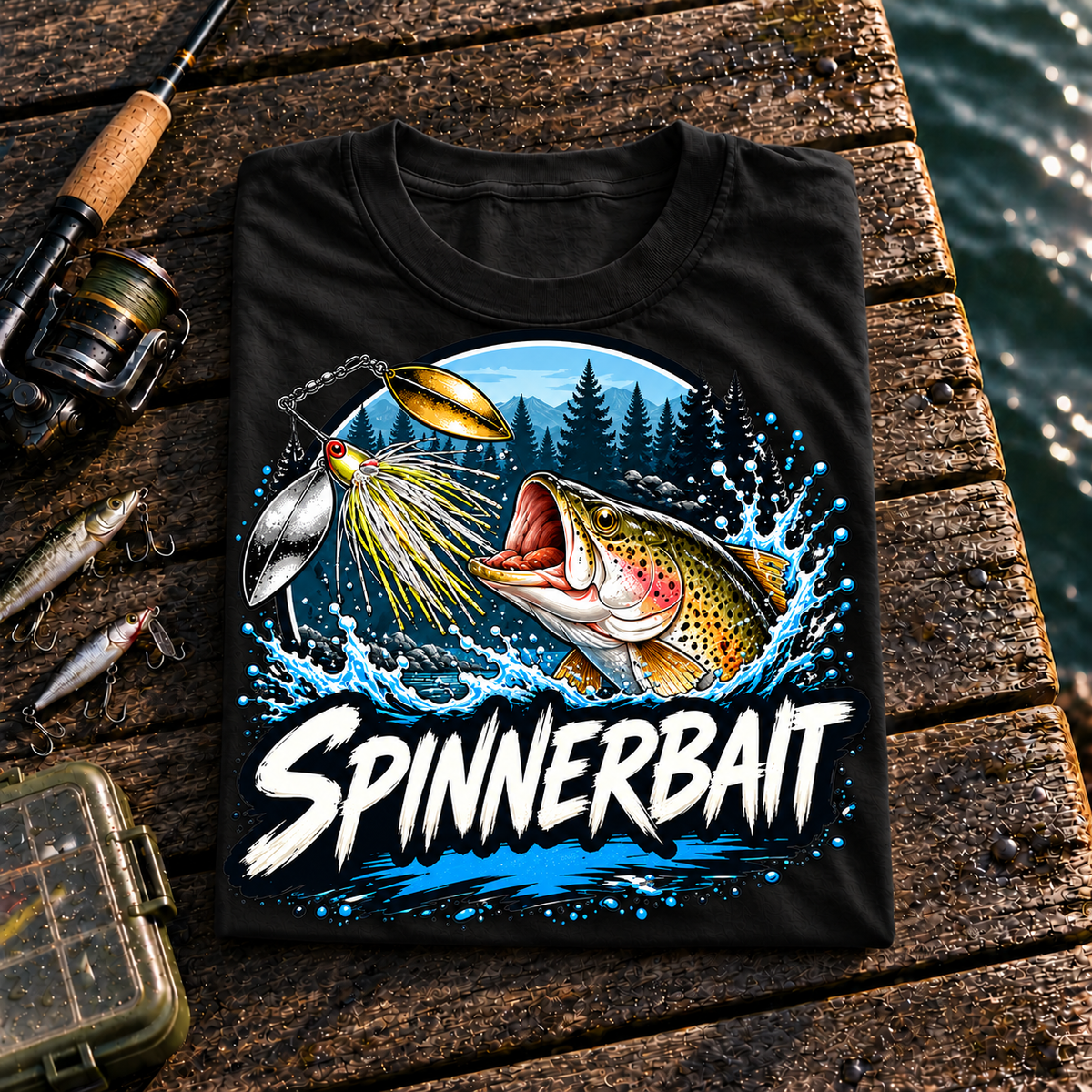 Fishing On Outdoor Cotton T-Shirt NL10114