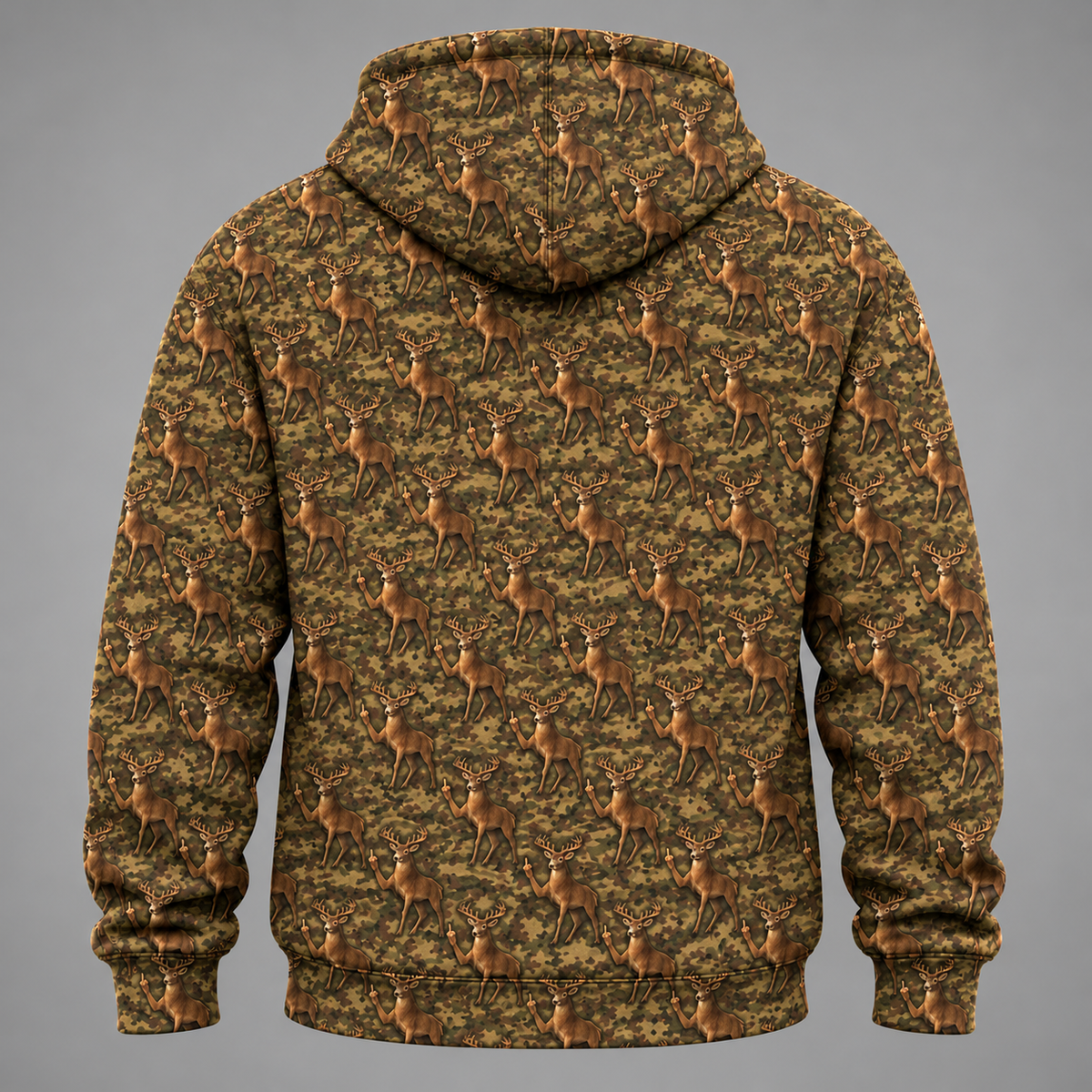 Mule Deer hunting Fuck Hoodie