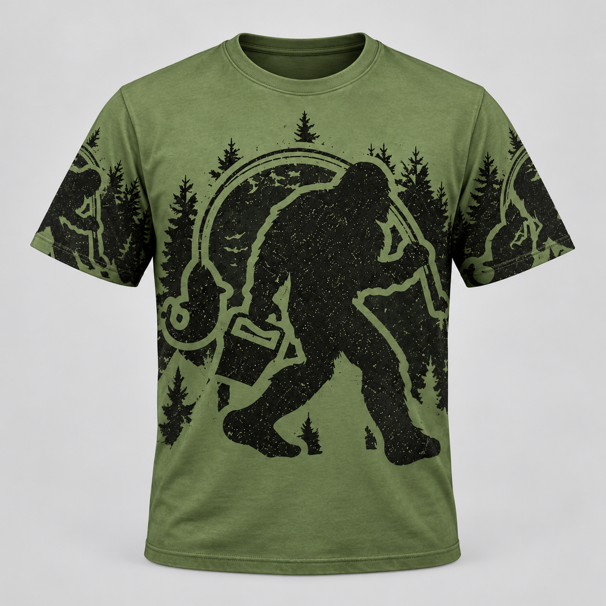 Bigfoot Fishing Hoodie- VC2112