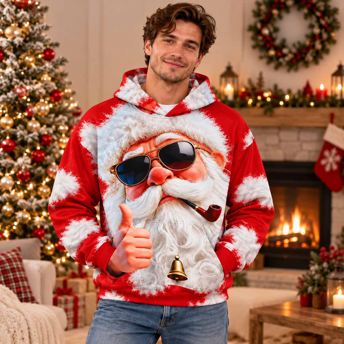 Santa christmas Cosplay Hoodie VC26106