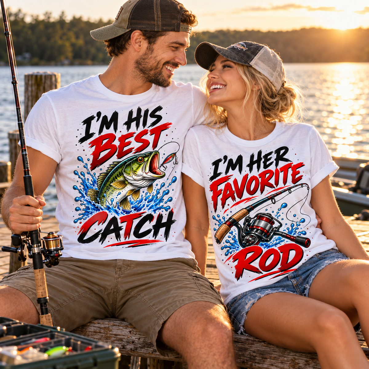 Fishing On Outdoor Cotton T-Shirt NL10076