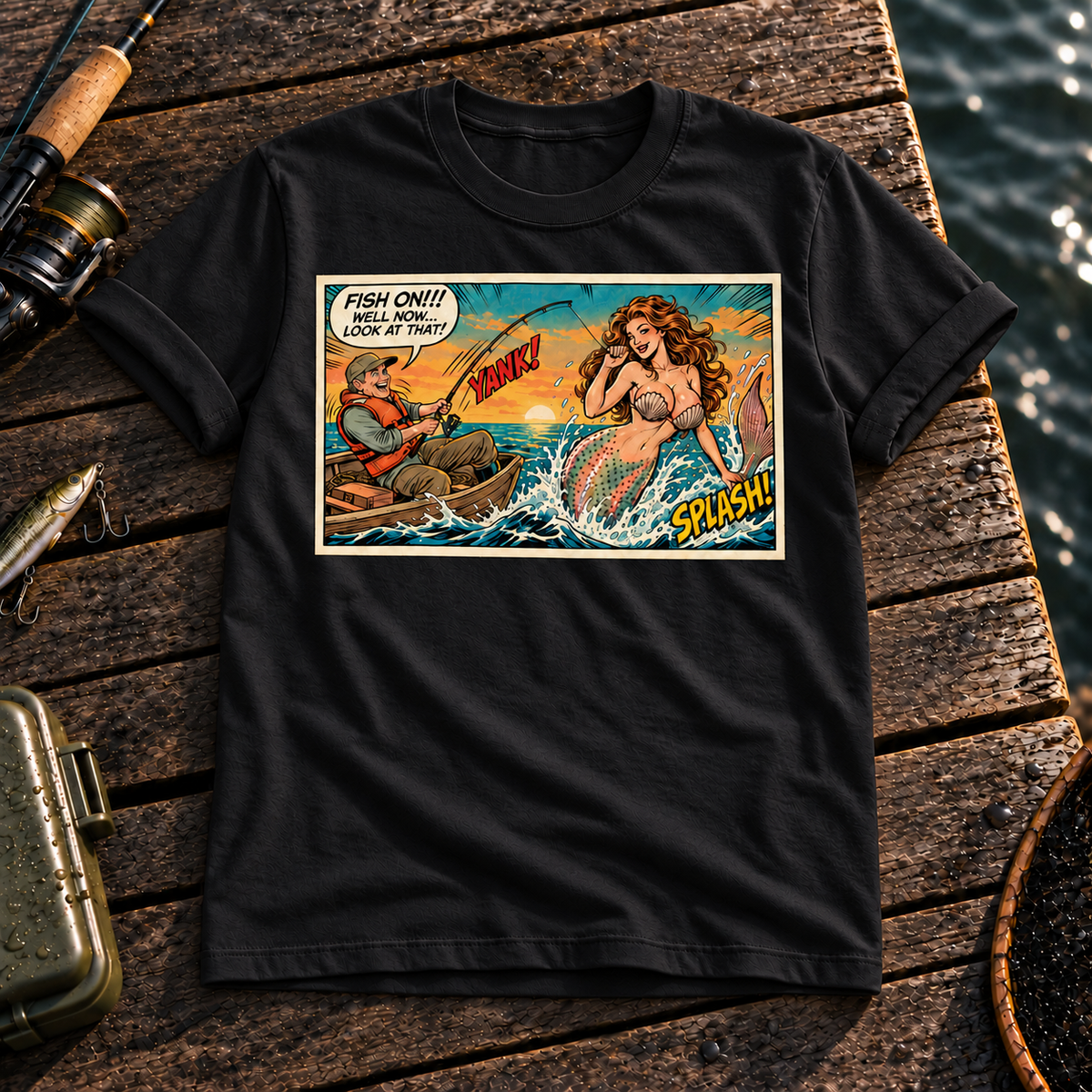 Fishing On Outdoor Cotton T-Shirt NL10071