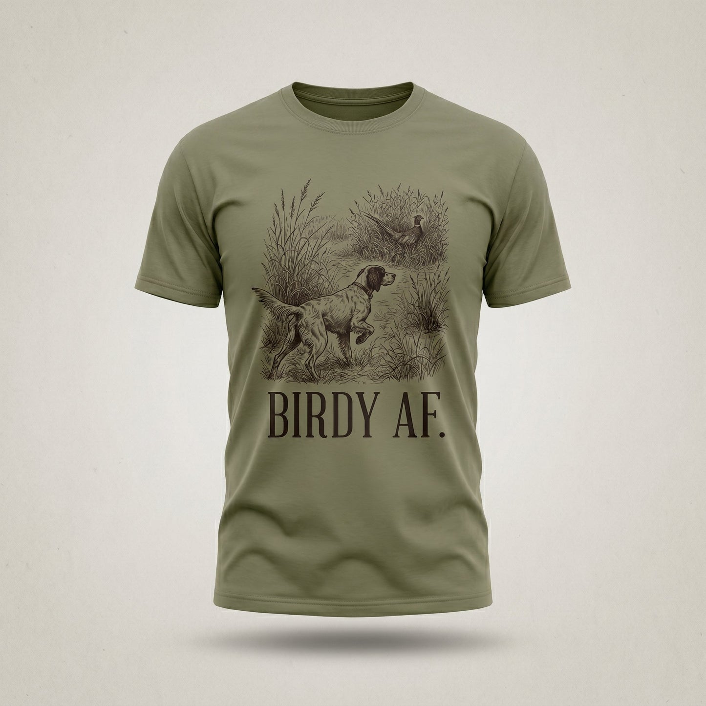 Upland Pheasant Hunting - Outdoor Cotton T-Shirt PHCT1001