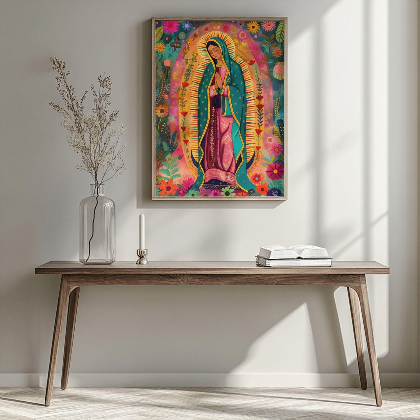 Our lady of Guadalupe Wall Art Mexican Catholic Home Decor