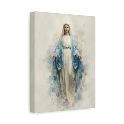 Jesus & Virgin Mary Canvas Set – Religious Wall Art Prints