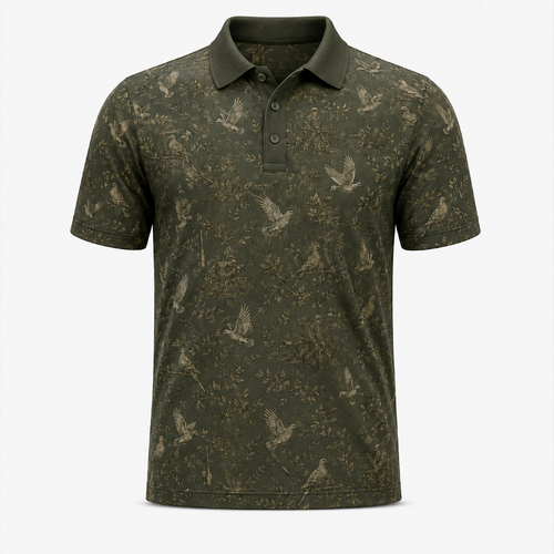 Dove Toile Hunting Polo Shirt VCP1014