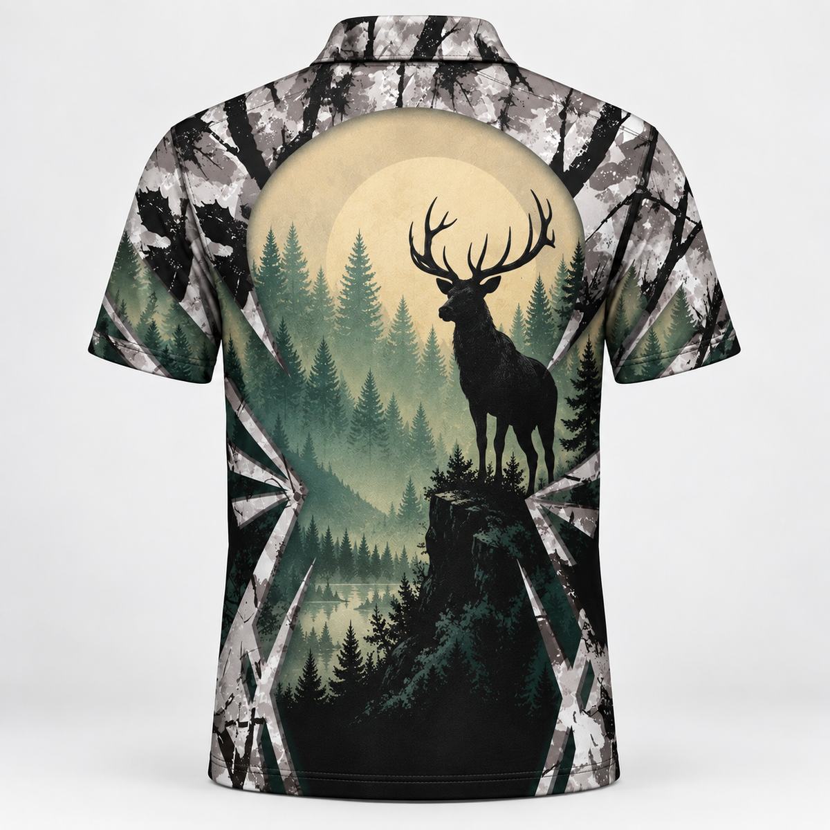 Whitetail Deer Hunting Polo Shirt VCP1028