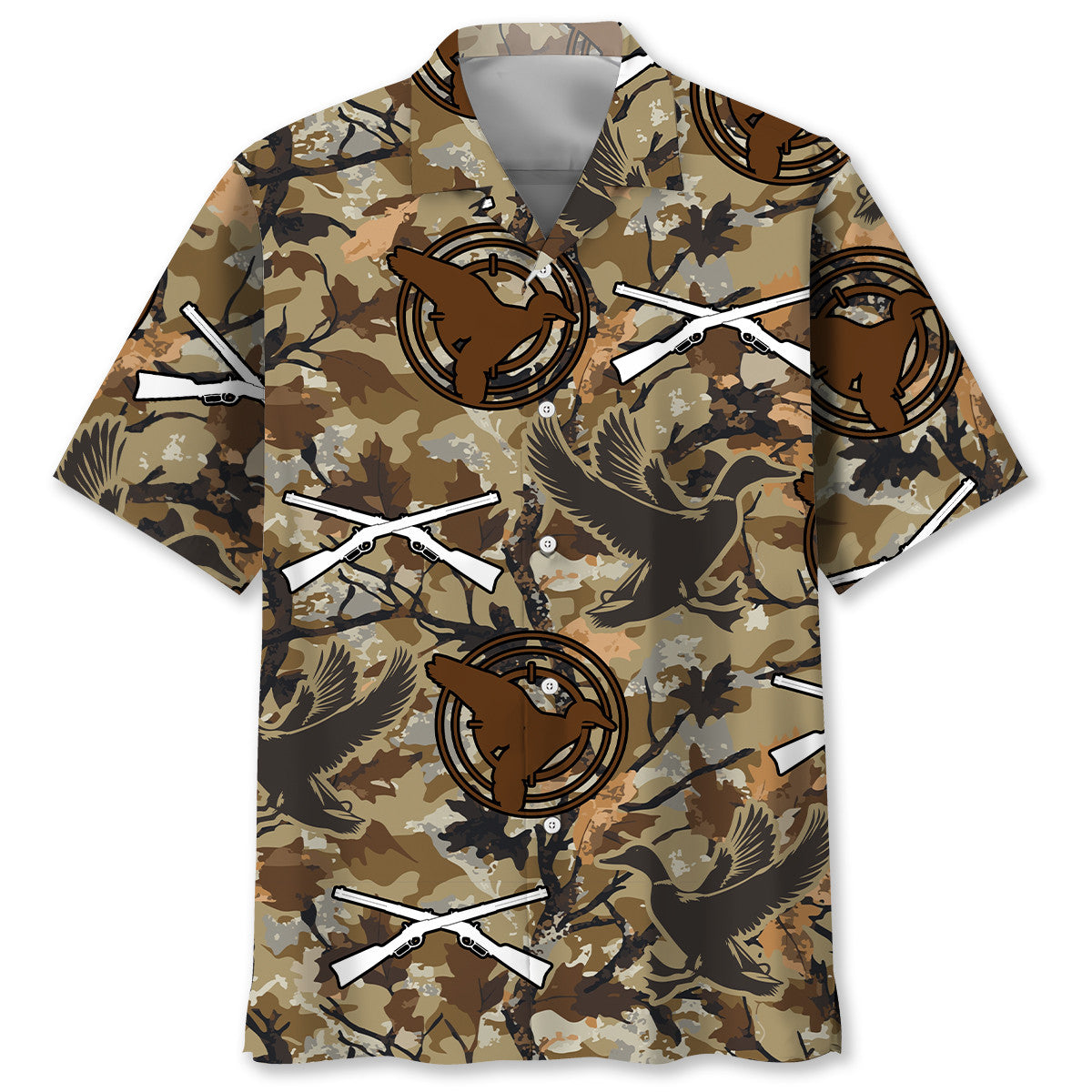 Duck Hunting Camouflage Polo Shirt VCP1037