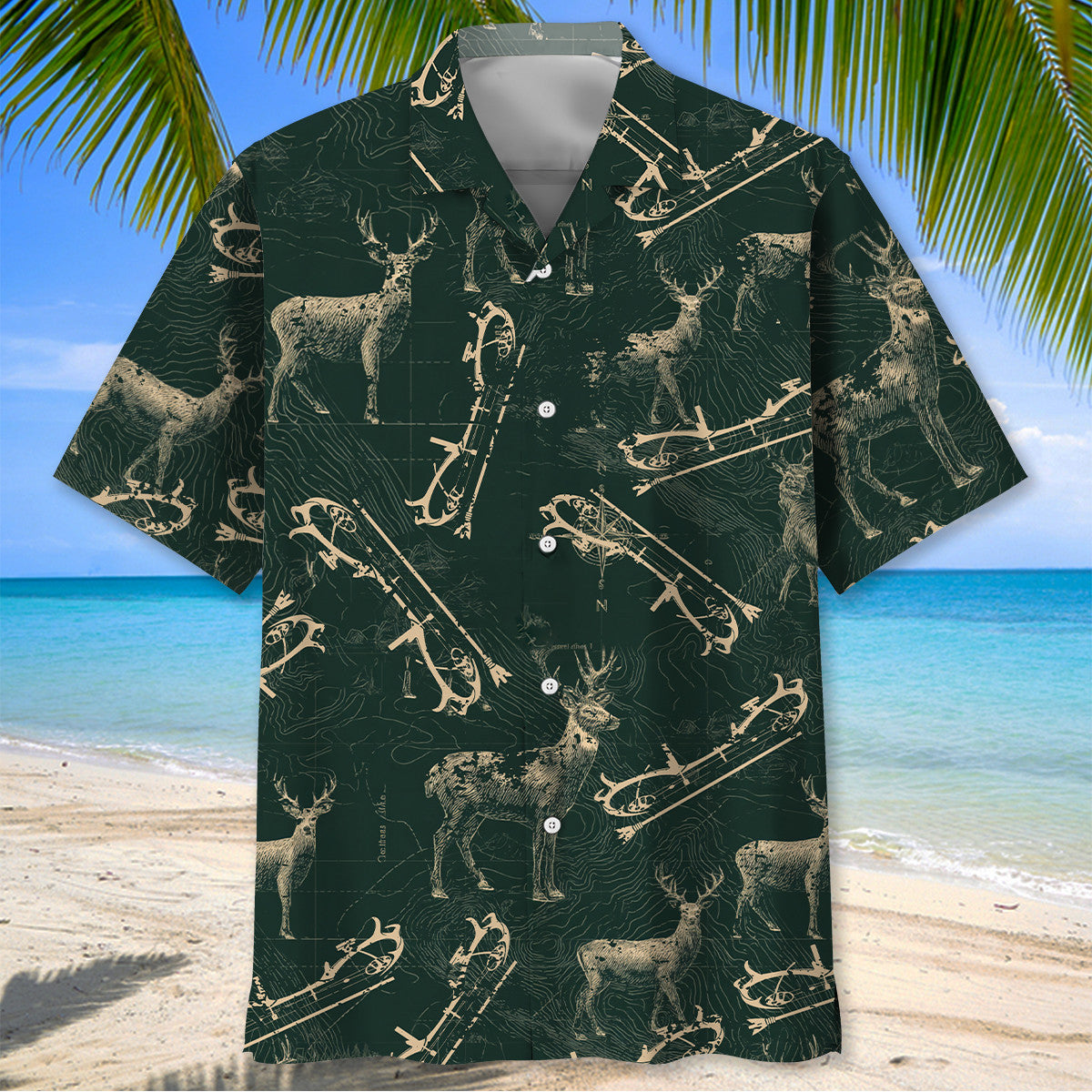 Deer Hunting Bow Polo Shirt VCP1030