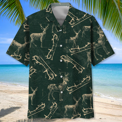 Deer Hunting Bow Polo Shirt VCP1030