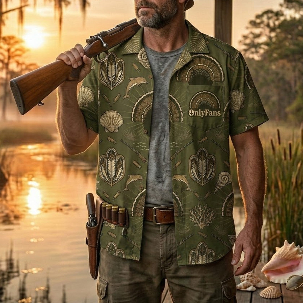 Turkey Hunting - Hawaiian Shirt T1001