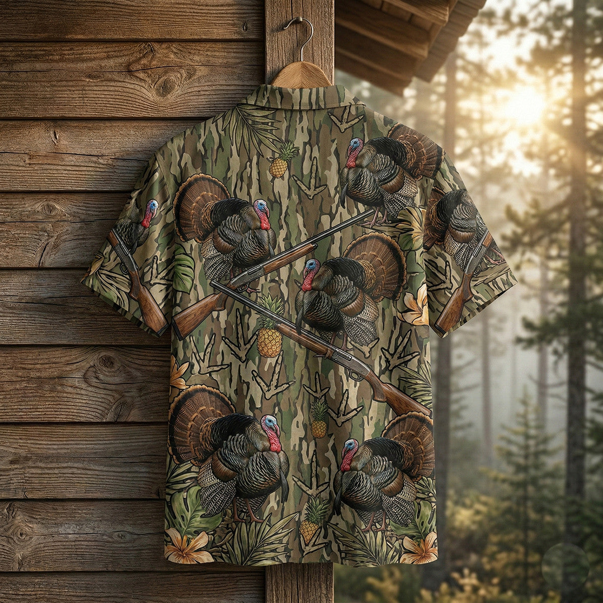 Turkey Hunting - Hawaiian Shirt T1003