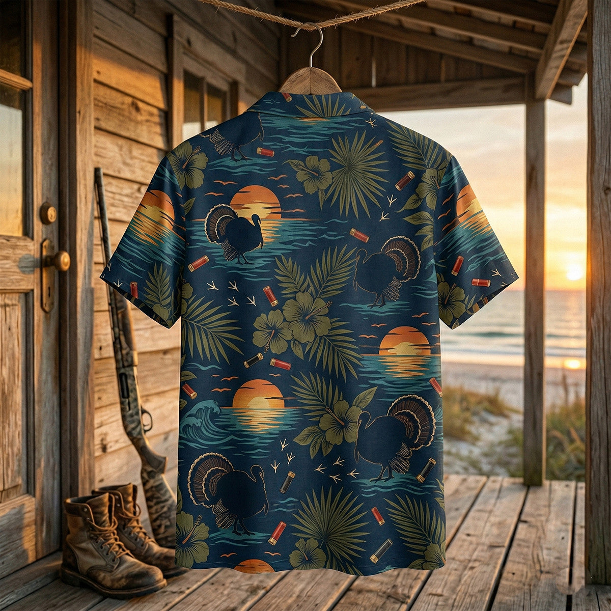Turkey Hunting - Hawaiian Shirt T1004