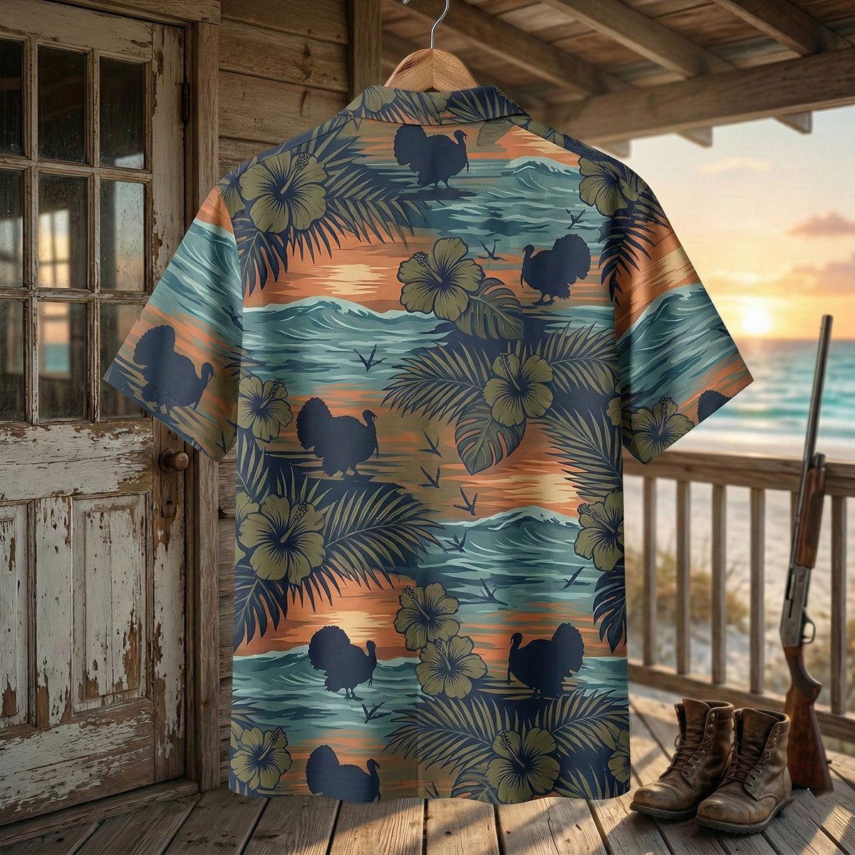 Turkey Hunting - Hawaiian Shirt T1005