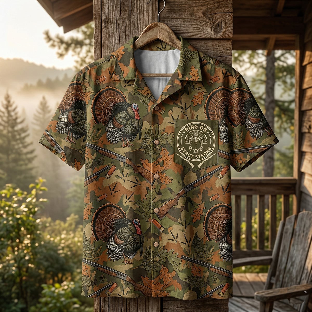Turkey Hunting - Hawaiian Shirt T1007