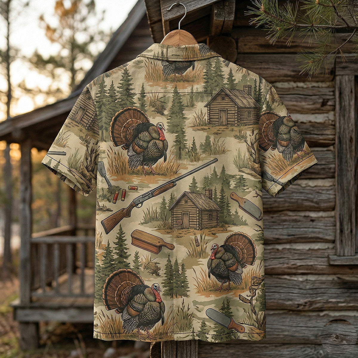 Turkey Hunting - Hawaiian Shirt T1009