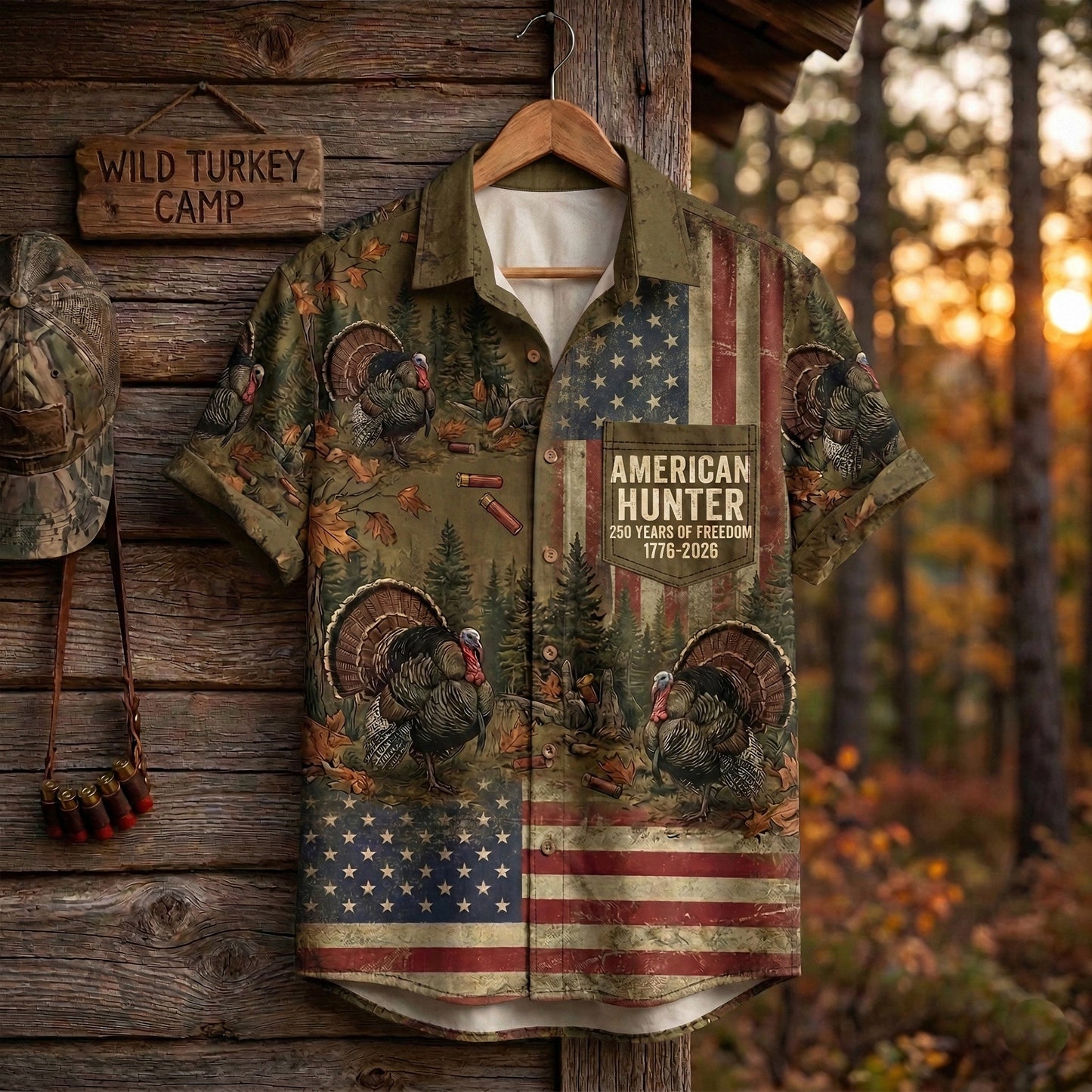 Turkey Hunting - Hawaiian Shirt T1011