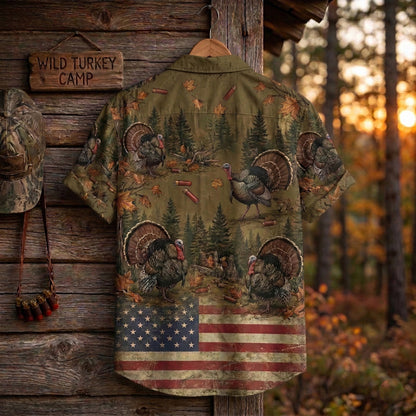 Turkey Hunting - Hawaiian Shirt T1011
