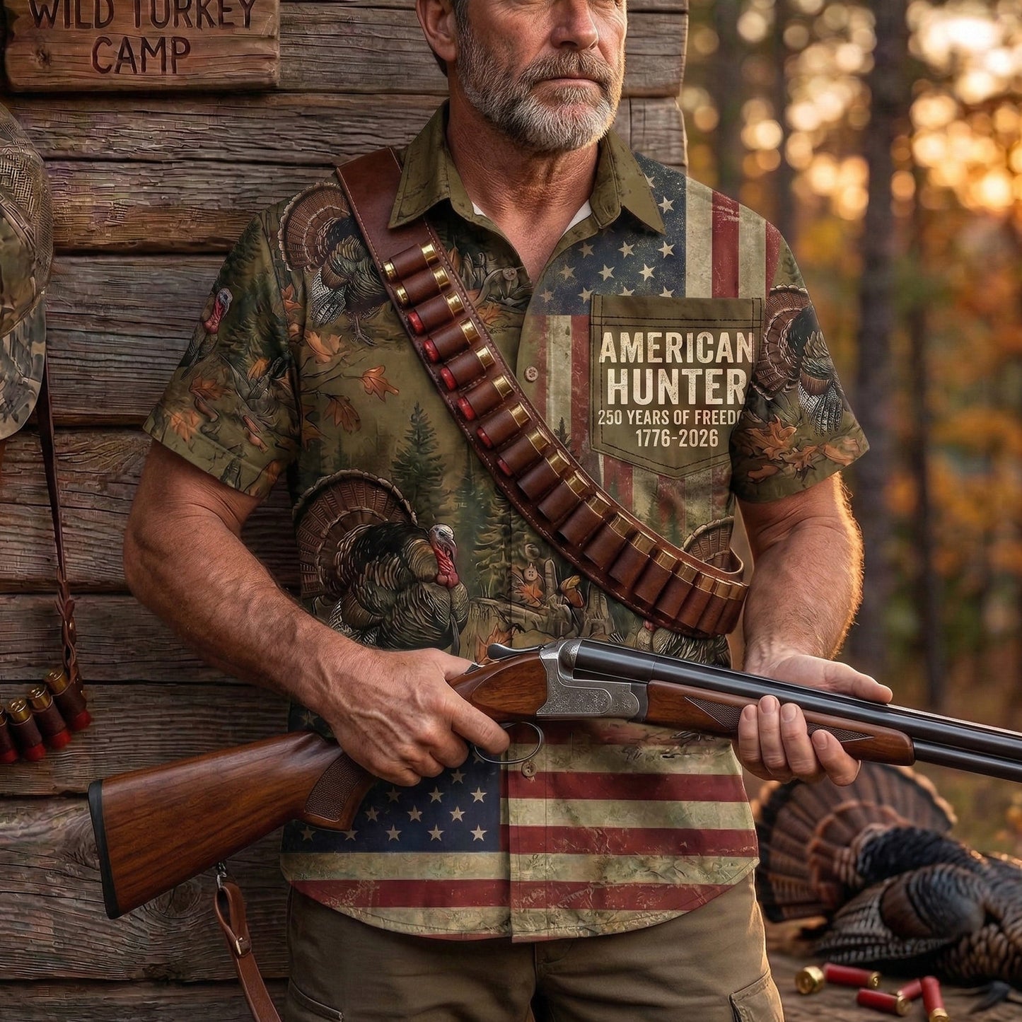 Turkey Hunting - Hawaiian Shirt T1011