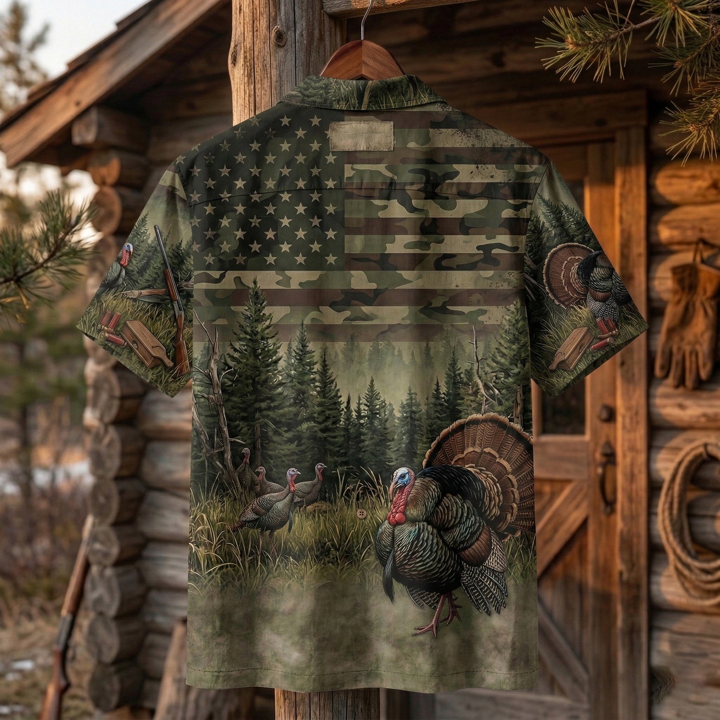 Turkey Hunting - Hawaiian Shirt T1012