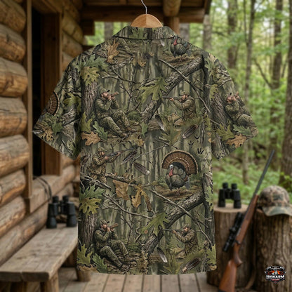 Turkey Hunting - Hawaiian Shirt T1023