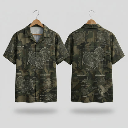 Turkey Range Map Pattern Hawaiian Shirt T1056