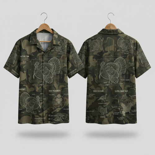 Turkey Range Map Pattern Hawaiian Shirt T1056