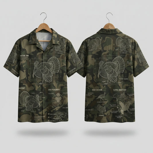 Turkey Range Map Pattern Hawaiian Shirt T1056