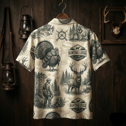 Turkey Hunting Hawaiian Shirt Gift For Dad T1059