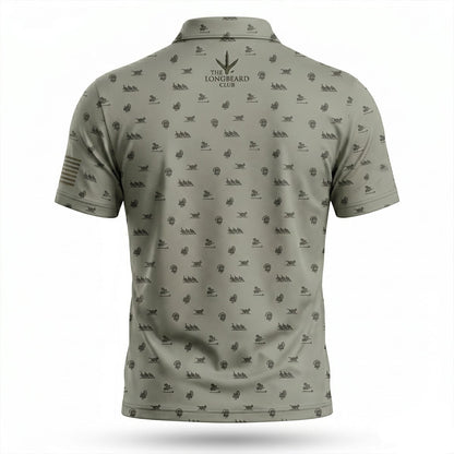 Turkey Hunting Polo Shirt, Fathers Day Golf Shirts For Men TP1005