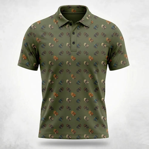 Turkey Hunting Polo Amry Shirt Golf Shirts For Men