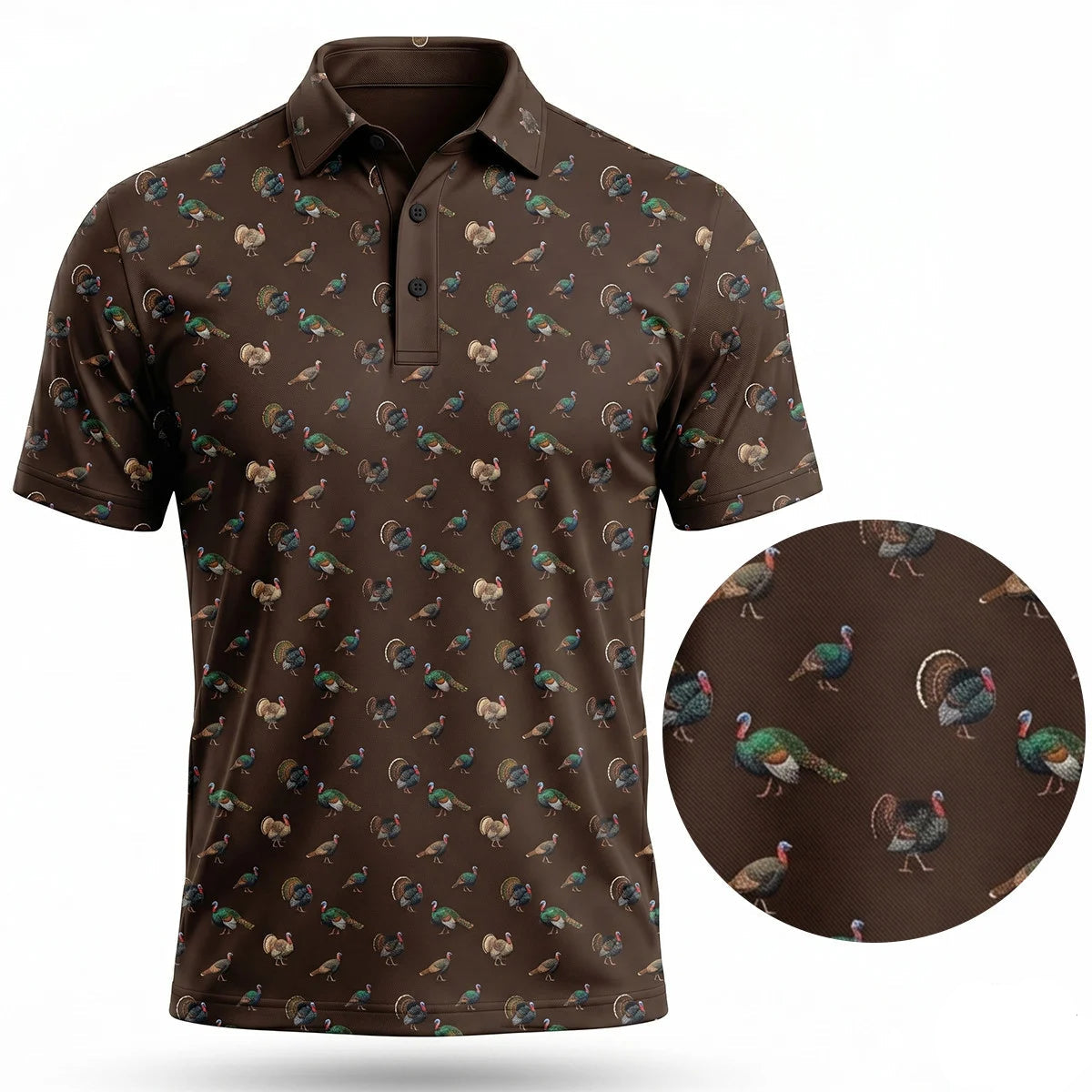 Turkey Hunting Polo Shirt