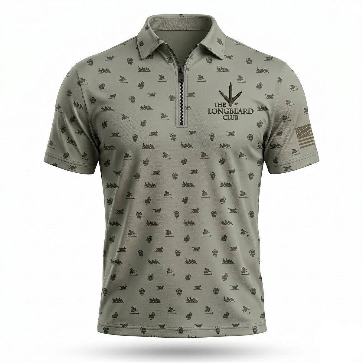 Turkey Hunting Polo Shirt, Fathers Day Golf Shirts For Men TP1005