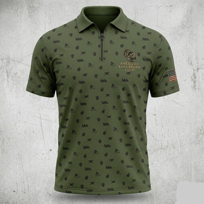 Turkey Hunting Olive Green Icon Polo Shirt TP1001