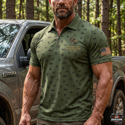 Turkey Hunting Olive Green Icon Polo Shirt TP1001