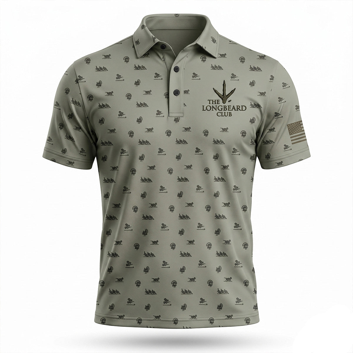 Turkey Hunting Polo Shirt, Fathers Day Golf Shirts For Men TP1005