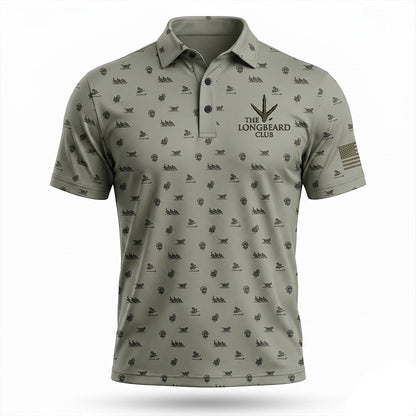 Turkey Hunting Polo Shirt, Fathers Day Golf Shirts For Men TP1005