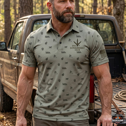 Turkey Hunting Polo Shirt, Fathers Day Golf Shirts For Men TP1005