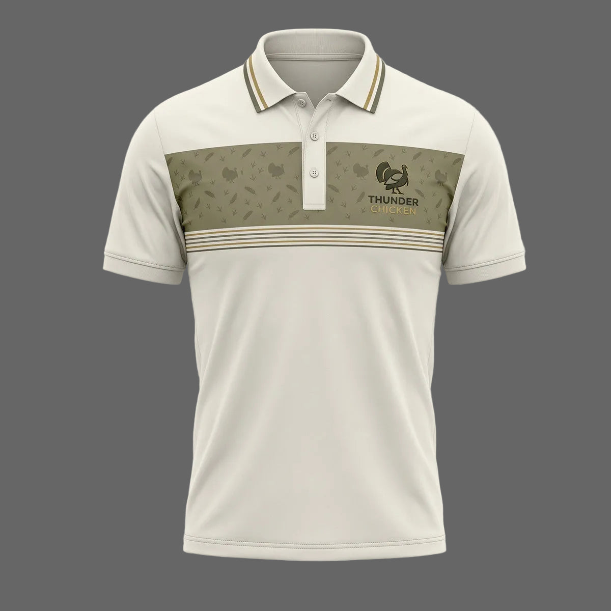 Turkey Hunting Chest Stripe Polo Shirt TP1019